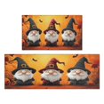 thumbnail image 1 of Kitchen Rug Set Of 2 Non Skid Kitchen Mats for Floor,Gnomes Short Happy Halloween Kitchen Rugs and Mats for Bathroom,Room Bedroom (47x17+30x17 Inches), 1 of 1