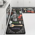 thumbnail image 1 of Kitchen Rug Set,2 PCS Cushioned Anti-Fatigue Kitchen Mat, Waterproof Non-Slip Kitchen Floor Mat,Ergonomic Comfort Rug Standing Mat for Kitchen,Home Floor,Office,Sink, Laundry, 1 of 8