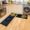 thumbnail image 1 of Kitchen Rug Set of 2, Farmhouse Kitchen Rug, Sunflower Kitchen Mat,Kitchen Rugs and Mats Non Skid Washable 16 x 31.5 in +16 x 47.3 in, 1 of 6