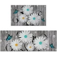 thumbnail image 1 of Kitchen Rug Sets 2 Piece, Rubber Kitchen Mats for Floor, Waterproof Kitchen Rugs and Mats Non Skid Washable, Farmhouse Floral Kitchen Floor Mat Carpet for Sink Laundry 18'''' x 48''''+ 18'''' x 30'''', 1 of 6