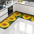 thumbnail image 1 of Kitchen Rug Sets 2 Pieces Non Slip Rugs Kitchen Mats for Floor 17"x48"+17"x30" Washable Hallway Laundry Room Runner Rug Standing Mat Carpet Home Decor Fruit, 1 of 6