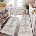 thumbnail image 1 of Kitchen Rug and Mat, Yamaziot Boho Kitchen Rug Set of 3, Non Slip Washable Farmhouse Floor Mat Hallway Runner, Laundry Room Carpet, 1 of 10