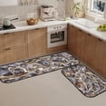 thumbnail image 1 of Kitchen Rugs 2 Piece Waterproof Non Slip Kitchen Kitchen Rug Set for Sink Office Kitchen Cafe,Flint Stone Wall, 1 of 6