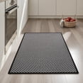 thumbnail image 1 of FEELHOME Kitchen Rugs 20"x32" Non-Slip Absorbent Kitchen Floor Mats Geometric Kitchen Mat Washable Small Throw Rug for Kitchen Decor, Black, 1 of 7