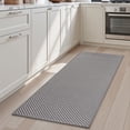 thumbnail image 1 of FEELHOME Kitchen Rugs 20"x47" Non-Slip Absorbent Kitchen Floor Mats Geometric Kitchen Mat Washable Small Throw Rug for Kitchen Decor, Dark Gray, 1 of 7