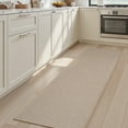 thumbnail image 1 of FEELHOME Kitchen Runner Rugs 20"x70", Long Non-Skid Absorbent Carpet Geometric Kitchen Mat, Washable Hallway Rug for Kitchen Decor, Beige, 1 of 7