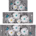 thumbnail image 1 of Kitchen Rugs 3 Pcs, Rubber Kitchen Mats for Floor, Waterproof Kitchen Rugs and Mats Non Skid Washable, Farmhouse Floral Kitchen Floor Mat for Laundry 17.3'' x 30''+17.3'' x 47''+17.3'' x 59'', 1 of 6