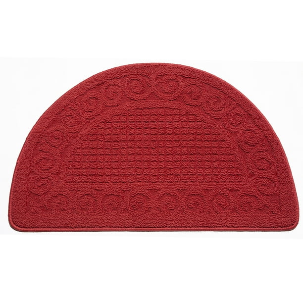 Kitchen Rugs, 31"x19" Kitchen Mats, Half Moon Round Kitchen Rugs Carpet