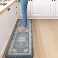 thumbnail image 1 of Kitchen Rugs Anti Fatigue Kitchen Runner Mats Cushioned, Comfort Fatigue Mats for Standing, 17\u201dx59\u201d Blue Non-Skid Washable Kitchen Floor Mats for Office, Sink, Laundry, 1 of 6