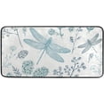 thumbnail image 1 of Kitchen Rugs Blue Dragonfly Design Non-Slip Soft Kitchen Mats Bath Rug Runner Doormats Carpet for Home Decor, 39" X 20", 1 of 4