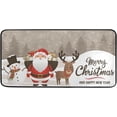thumbnail image 1 of Kitchen Rugs Christmas Deer Design Non-Slip Soft Kitchen Mats Bath Rug Runner Doormats Carpet for Home Decor, 39" X 20", 1 of 7