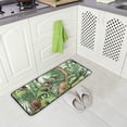 thumbnail image 1 of Kitchen Rugs Jungle Dinosaur with Palm Leaves Design Non-Slip Soft Kitchen Mats Bath Rug Runner Doormats Carpet for Home Decor, 39" X 20", 1 of 5