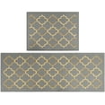 thumbnail image 1 of Kitchen Rugs Kitchen Mat Set of 2 Kitchen Rug Non-Slip Kitchen Rugs and Mats Floor Mat Doormat Runner Rug for Kitchen, Laundry, Living Room, Bedroom, Bathroom, Front Door, 1 of 6