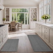 Kitchen Rugs, Kitchen Mats for Floor, Machine Washable Rugs 20"x30"+20"x48" Boho Style, Anti-Skid TPR Backing for Kitche