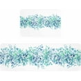 thumbnail image 1 of Kitchen Rugs and Mats,Eucalyptus Green Leaves Spring Plant 2 Piece Anti Fatigue Area Runner Rug Set Comfort Standing Floor Mat,Watercolor Botanical Gradient Non Slip Absorbent Doormats for Laundry, 1 of 6