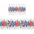 thumbnail image 1 of Kitchen Rugs and Mats,July Patriotic Stars Eucalyptus Leaves 2 Piece Anti Fatigue Area Runner Rug Set Comfort Standing Floor Mat,Red Poppy Flowers Non Slip Absorbent Doormats for Laundry/Bathroom, 1 of 6