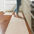 thumbnail image 1 of Kitchen Rugs and Mats Non Skid Washable 2 Pcs, Absorbent Kitchen Runner Rugs for Floor, Front of Sink, Long Comfort Standing Mats for Entryway Hallway 17"x32"+17"x48" (Blues Retro), 1 of 6
