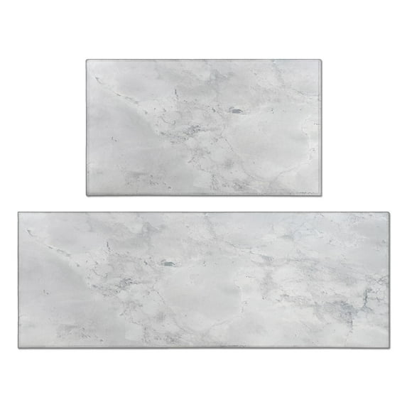 Kitchen Rugs and Mats Non Skid Washable Abstract Marble Kitchen Mat and Rug Set,Floor Cushion Waterproof Rug,Rubber Backed Area Rugs for Kitchen Laundry