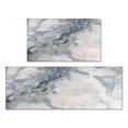 thumbnail image 1 of Kitchen Rugs and Mats Non Skid Washable Blue Gold Marble Kitchen Mat and Rug Set,Floor Cushion Waterproof Rug,Rubber Backed Area Rugs for Kitchen Laundry, 1 of 7
