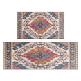 thumbnail image 1 of Kitchen Rugs and Mats Non Skid Washable Bohemian Pink Purple Ethnic Vintage Pattern Carpet Kitchen Mat and Rug Set,Floor Cushion Waterproof Rug,Rubber Backed Area Rugs for Kitchen Laundry, 1 of 7