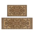thumbnail image 1 of Kitchen Rugs and Mats Non Skid Washable Boho Brown Carpet Kitchen Mat and Rug Set,Floor Cushion Waterproof Rug,Rubber Backed Area Rugs for Kitchen Laundry, 1 of 7