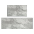 thumbnail image 1 of Kitchen Rugs and Mats Non Skid Washable Grey and White Marble Kitchen Mat and Rug Set,Floor Cushion Waterproof Rug,Rubber Backed Area Rugs for Kitchen Laundry, 1 of 7
