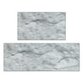 thumbnail image 1 of Kitchen Rugs and Mats Non Skid Washable Marble Gray and White Kitchen Mat and Rug Set,Floor Cushion Waterproof Rug,Rubber Backed Area Rugs for Kitchen Laundry, 1 of 7