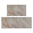 thumbnail image 1 of Kitchen Rugs and Mats Non Skid Washable Reddish Brown Marble Kitchen Mat and Rug Set,Floor Cushion Waterproof Rug,Rubber Backed Area Rugs for Kitchen Laundry, 1 of 7