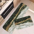 thumbnail image 1 of Kitchen Rugs and Mats Non Skid Washable Set of 2, Marble Gold Stone Green Luxury Kitchen Mats for Floor, Vintage Art Painting Modern Mosaic Abstract Under Sink Mats for Kitchen Waterproof, 1 of 6