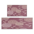 thumbnail image 1 of Kitchen Rugs and Mats Non Skid Washable Spring Dalia Flowers Kitchen Mat and Rug Set,Floor Cushion Absorbent Rug,Rubber Backed Area Rugs for Kitchen Laundry, 1 of 7