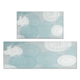 thumbnail image 1 of Kitchen Rugs and Mats Non Skid Washable Spring Floral Dalia Summer Kitchen Mat and Rug Set,Floor Cushion Absorbent Rug,Rubber Backed Area Rugs for Kitchen Laundry, 1 of 7