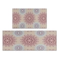 thumbnail image 1 of Kitchen Rugs and Mats Non Skid Washable Spring Floral Dalia Summer Kitchen Mat and Rug Set,Floor Cushion Absorbent Rug,Rubber Backed Area Rugs for Kitchen Laundry, 1 of 7