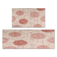 thumbnail image 1 of Kitchen Rugs and Mats Non Skid Washable Spring Floral Dalia Summer Kitchen Mat and Rug Set,Floor Cushion Absorbent Rug,Rubber Backed Area Rugs for Kitchen Laundry, 1 of 7