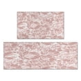 thumbnail image 1 of Kitchen Rugs and Mats Non Skid Washable Spring Flowers Leaf Kitchen Mat and Rug Set,Floor Cushion Absorbent Rug,Rubber Backed Area Rugs for Kitchen Laundry, 1 of 7