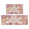 thumbnail image 1 of Kitchen Rugs and Mats Non Skid Washable Spring Flowers Leaf Kitchen Mat and Rug Set,Floor Cushion Absorbent Rug,Rubber Backed Area Rugs for Kitchen Laundry, 1 of 7