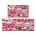 thumbnail image 1 of Kitchen Rugs and Mats Non Skid Washable Spring Flowers Summer Kitchen Mat and Rug Set,Floor Cushion Absorbent Rug,Rubber Backed Area Rugs for Kitchen Laundry, 1 of 7