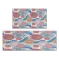 thumbnail image 1 of Kitchen Rugs and Mats Non Skid Washable Spring Flowers Summer Kitchen Mat and Rug Set,Floor Cushion Absorbent Rug,Rubber Backed Area Rugs for Kitchen Laundry, 1 of 7