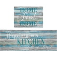 thumbnail image 1 of Kitchen Rugs and Mats Non Skid Washable Summer Themed Kitchen Mat and Rug Set,Home Sweet Home Waterproof Rug,Rubber Backed Area Rugs for Kitchen Sink,Laundry Room,Indoor,Holiday Kitchen Rugs, 1 of 6