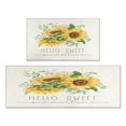thumbnail image 1 of Kitchen Rugs and Mats Non Skid Washable Vintage Sunflower Board Fence Kitchen Mat and Rug Set,Floor Cushion Waterproof Rug,Rubber Backed Area Rugs for Kitchen Laundry, 1 of 7