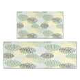 thumbnail image 1 of Kitchen Rugs and Mats Non Skid Washable Yellow Blue Dalia Floral Kitchen Mat and Rug Set,Floor Cushion Absorbent Rug,Rubber Backed Area Rugs for Kitchen Laundry, 1 of 7