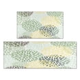thumbnail image 1 of Kitchen Rugs and Mats Non Skid Washable Yellow Blue Dalia Floral Kitchen Mat and Rug Set,Floor Cushion Absorbent Rug,Rubber Backed Area Rugs for Kitchen Laundry, 1 of 7