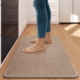 thumbnail image 1 of Kitchen Rugs and Mats Non Slip Washable, 17"x30" Brown Absorbent Runner Rugs for Kitchen, Front of Sink, Kitchen Mats for Floor，Easy to Clean and Maintain Kitchen Floor mat, 1 of 8