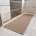 thumbnail image 1 of Kitchen Rugs and Mats Non Slip Washable, 17"x47" Brown Absorbent Runner Rugs for Kitchen, Front of Sink, Kitchen Mats for Floor，Easy to Clean and Maintain Kitchen Floor mat, 1 of 8