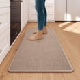 thumbnail image 1 of Kitchen Rugs and Mats Non Slip Washable, 17"x47" Brown Absorbent Runner Rugs for Kitchen, Front of Sink, Kitchen Mats for Floor，Easy to Clean and Maintain Kitchen Floor mat, 1 of 8