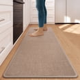 thumbnail image 1 of Kitchen Rugs and Mats Non Slip Washable, 17"x59" Brown Absorbent Runner Rugs for Kitchen, Front of Sink, Kitchen Mats for Floor，Easy to Clean and Maintain Kitchen Floor mat, 1 of 8