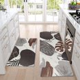 thumbnail image 1 of Kitchen Rugs and Mats Set of 2 Non Skid Kitchen Mats for Floor 2 Piece Cushioned Anti Fatigue Kitchen Rugs Sets PVC Comfort Floor Mat for Kitchen Office Sink, 1 of 6