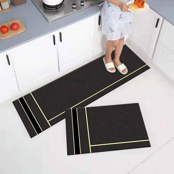 Kitchen Rugs Nordic Non-Slip Floor Mat Carpet Entrance Doormat Hallway Absorbent Washable for Living Room Bathroom Home Decor