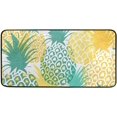 thumbnail image 1 of Kitchen Rugs Pineapple Tropical Fruit Design Non-Slip Soft Kitchen Mats Bath Rug Runner Doormats Carpet for Home Decor, 39" X 20", 1 of 6