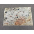 thumbnail image 1 of Kitchen Rugs, Piri Reis Rugs, Antique Map Rug, Map Rugs, Piri Reis Map Rugs, Office Rugs, Salon Rugs, Front Door Rugs, Non Slip Rug, 1.7'x2.3' - 50x70 cm, 1 of 9