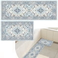 thumbnail image 1 of Kitchen Rugs, Yamaziot Anti Fatigue Standing Mat for Floor, Boho Memory Foam Non Slip Rugs and Runners, Waterproof Laundry Room Sink Rug, 18"x30"+18"x48", 1 of 7